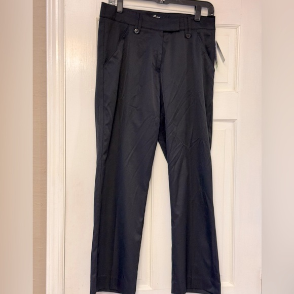 SWING Classic Black Straight Leg Court Pants - Picture 1 of 9